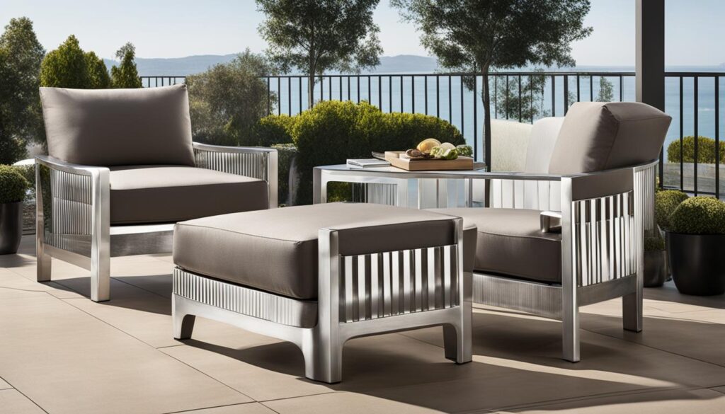 aluminum outdoor furniture