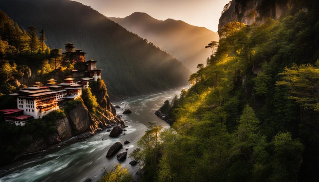 scenic landscapes in Bhutan